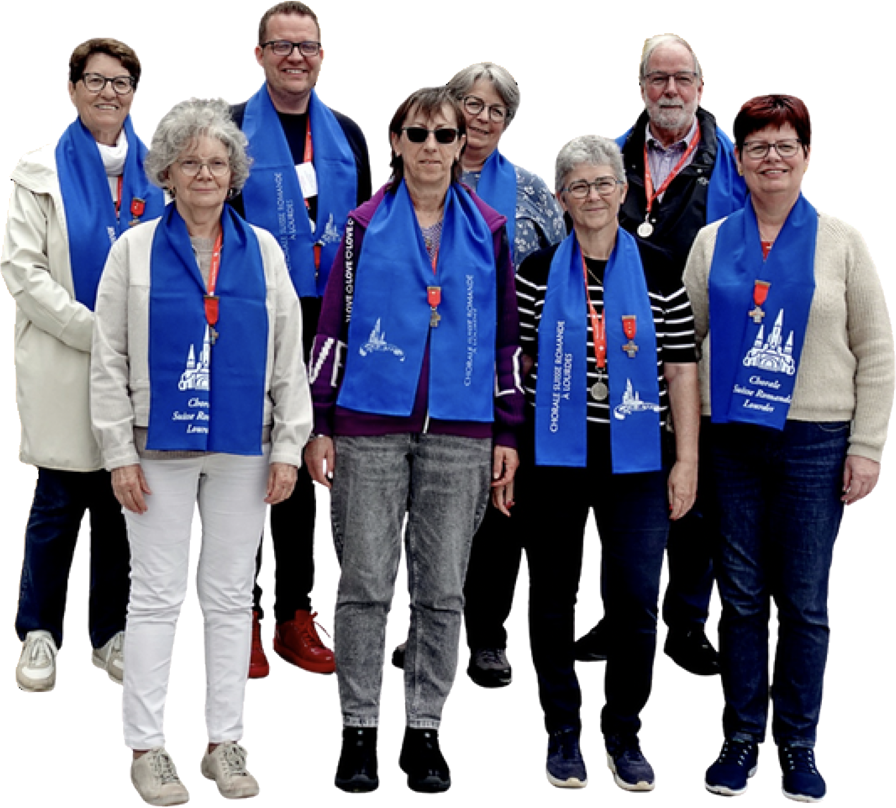 Le comité actuel de gauche à droite